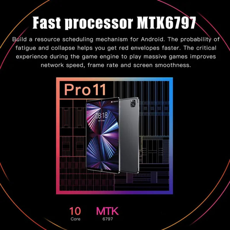 2023 Newest Upgrade Best Tablet 12 Inch Ten Core 5G/2.4G Dual Wifi PC Tablet Android 12.0 Arge 2560*1600 IPS Screen Dual SIM Dual Camera Rear 13.0 MP IPS Tablet Call Phone Tablet (RAM 12GB+ROM 1024GB) Tablet-Pc Tablette