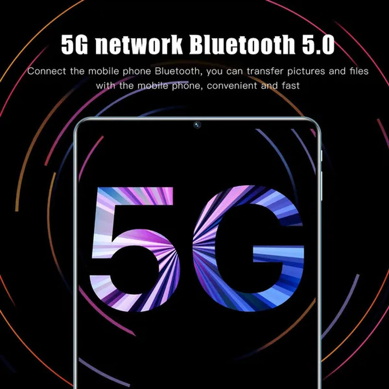 2023 Newest Upgrade Best Tablet 12 Inch Ten Core 5G/2.4G Dual Wifi PC Tablet Android 12.0 Arge 2560*1600 IPS Screen Dual SIM Dual Camera Rear 13.0 MP IPS Tablet Call Phone Tablet (RAM 12GB+ROM 1024GB) Tablet-Pc Tablette