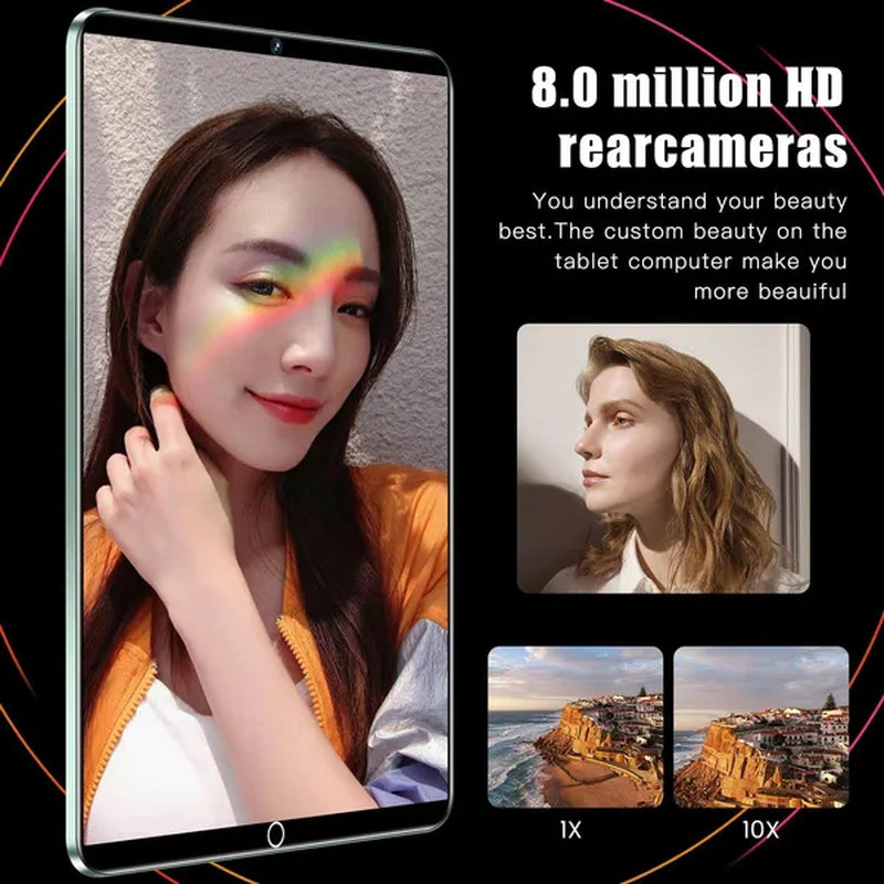 2023 Newest Upgrade Best Tablet 12 Inch Ten Core 5G/2.4G Dual Wifi PC Tablet Android 12.0 Arge 2560*1600 IPS Screen Dual SIM Dual Camera Rear 13.0 MP IPS Tablet Call Phone Tablet (RAM 12GB+ROM 1024GB) Tablet-Pc Tablette