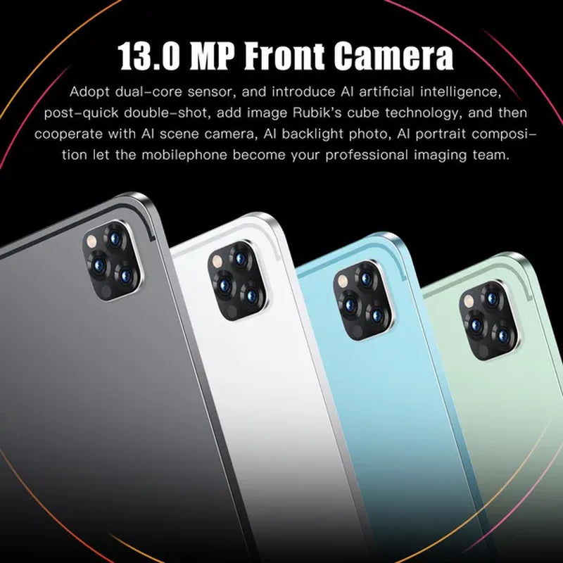 2023 Newest Upgrade Best Tablet 12 Inch Ten Core 5G/2.4G Dual Wifi PC Tablet Android 12.0 Arge 2560*1600 IPS Screen Dual SIM Dual Camera Rear 13.0 MP IPS Tablet Call Phone Tablet (RAM 12GB+ROM 1024GB) Tablet-Pc Tablette