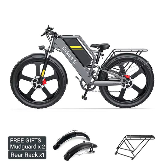 26Inch Electric Bike off Road Mountain Bike Electric Motorcyle Fat Bike E Bike 1500W 48V 25Ah Removabel Battery