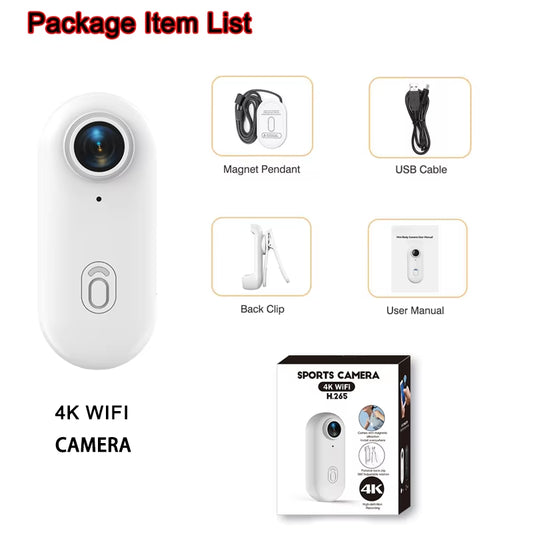 4K UHD Small Vlog Wireless Camera Home Photography Super Mini Wifi Recorder Action Cam Compatible Portable Electronic Gadgets