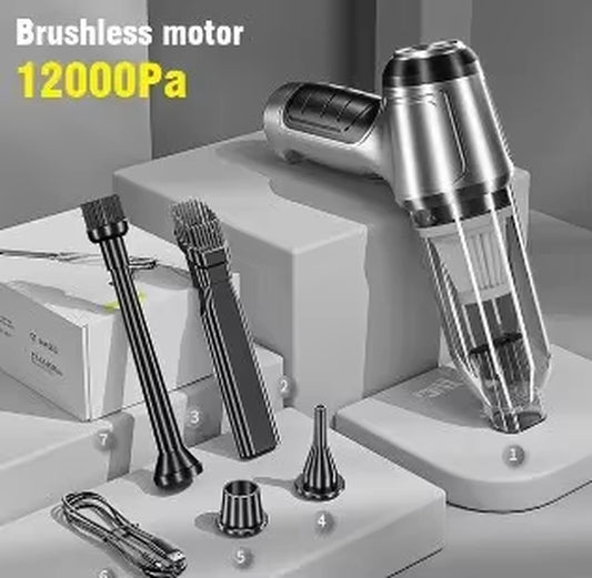 120W Wireless Mini Vacuum Cleaner Handheld Brushless Motor Vacuum Cleaner Wet and Dry Vehicle Vacuum Cleaner